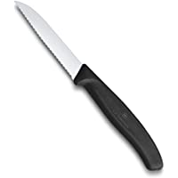 Victorinox Cuchillo- Acero Inoxidable- Negro- Mediano